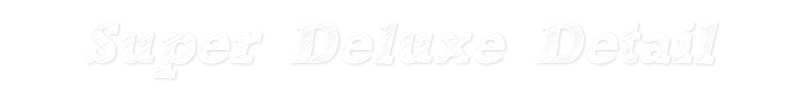 Super Deluxe Detail Special!! Super Deluxe Detail Special!!